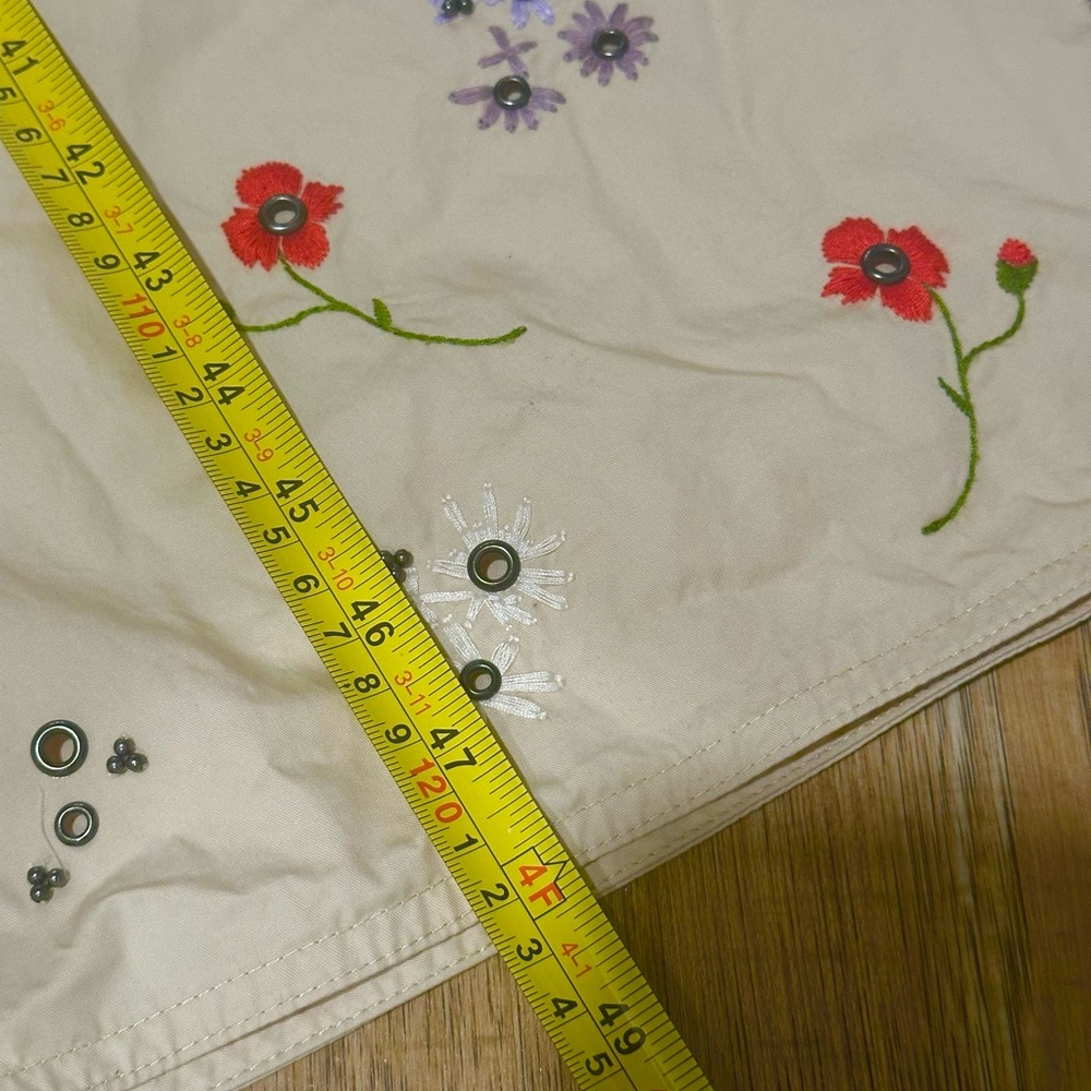Tory Burch Embroidered Cotton Shift Dress - Picture 4 of 4